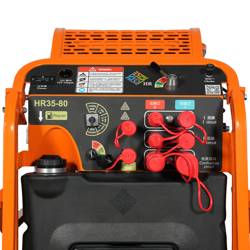 ইন্ডাস্ট্রিয়াল-গ্রেড পোর্টেবল 35HP হাইড্রোলিক পাওয়ার প্যাক (HR35-80P)